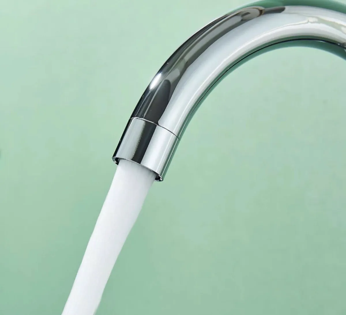 Kitchen Sink Mixer Tap Swivel Single Lever Faucet - Image 4