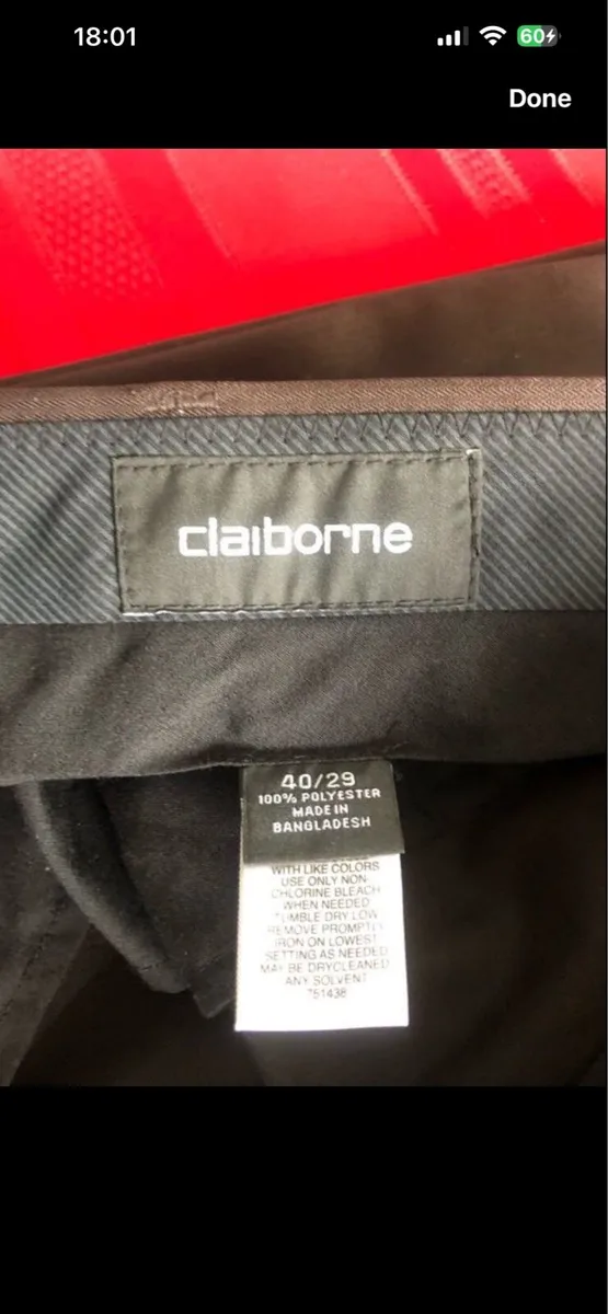 Mens  trousers W40”x L29” €10 - Image 3
