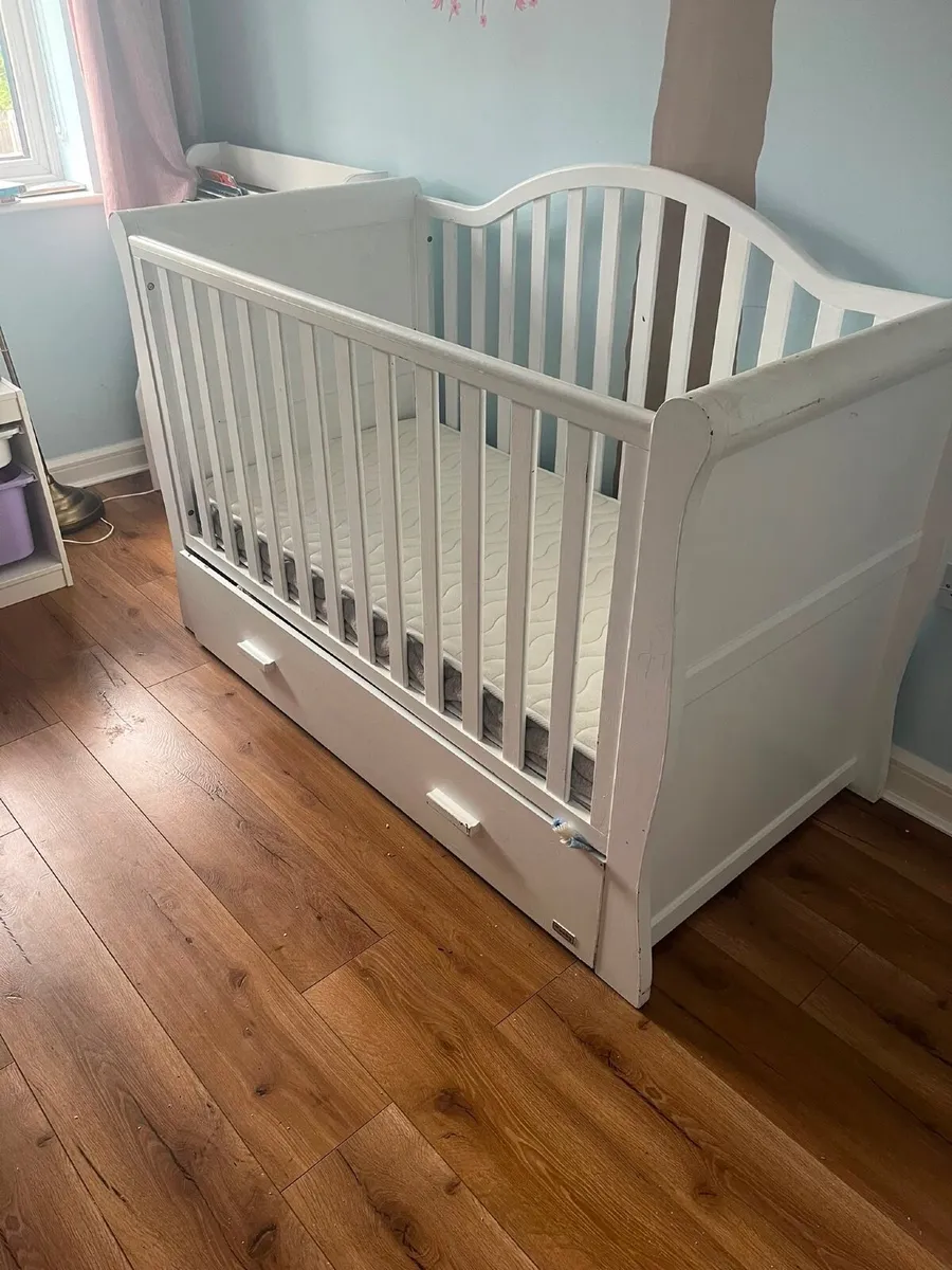 Sleigh cot toddler bed - Image 3