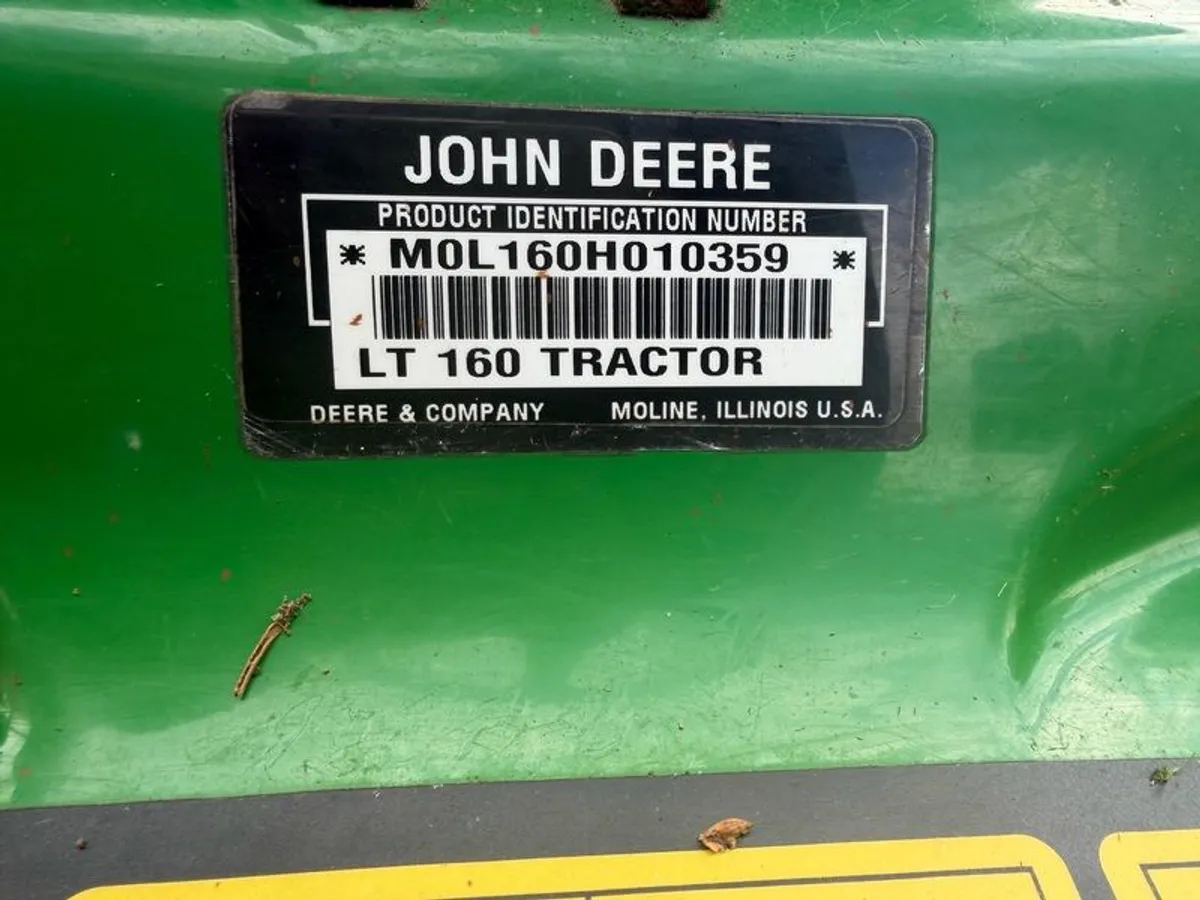 John Deere Tractor Lawn mower ( mulcher )  LH 190 - Image 3