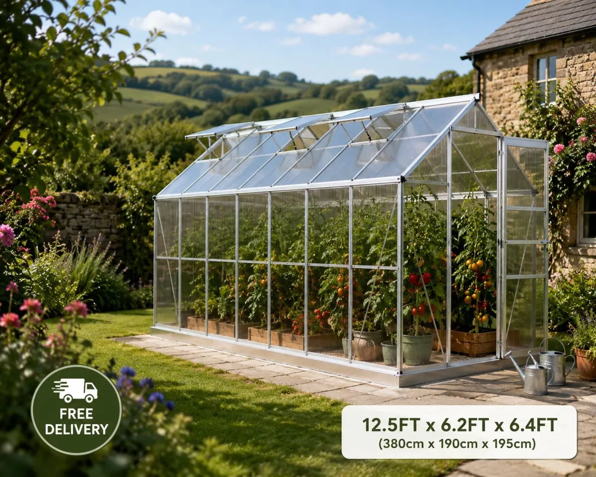 Greenhouse 12ft x 6ft - Image 1