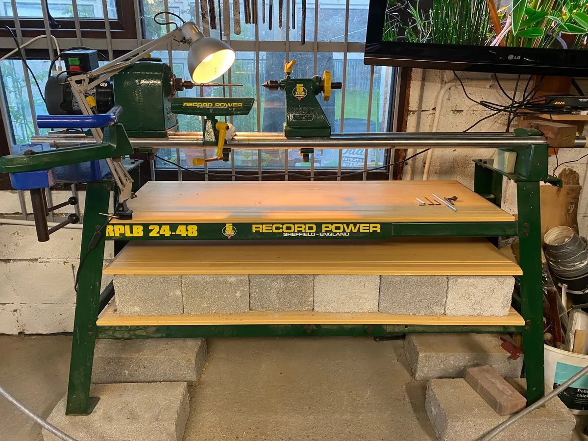 Woodturning Lathe, Table Saw, Bench Router, Band S - Image 1