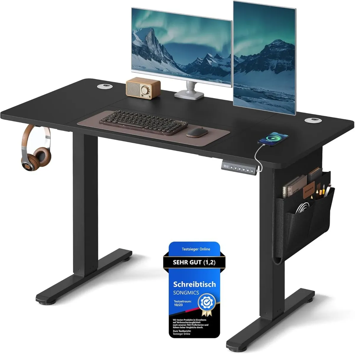 Electric Height Adjustable Standing Desk 120cm - Image 4