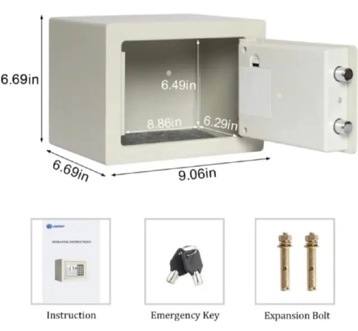 NEW Compact Digital Steel Safe - Image 3