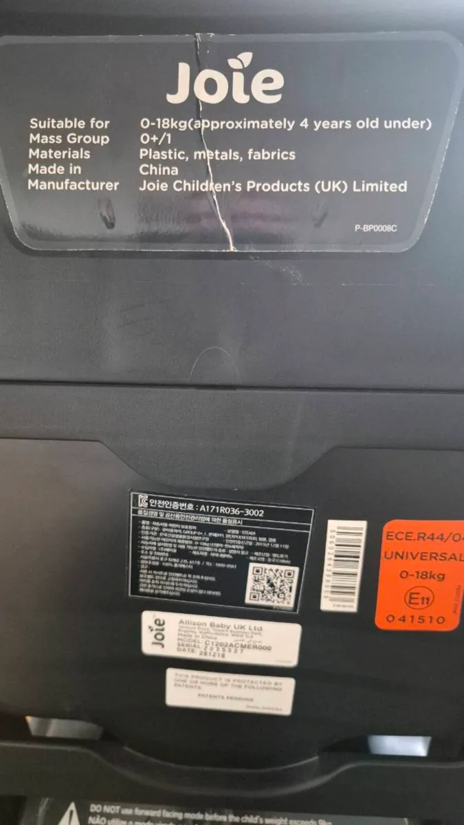 Joie Steadi Group 0+/1 Car Seat - Image 4