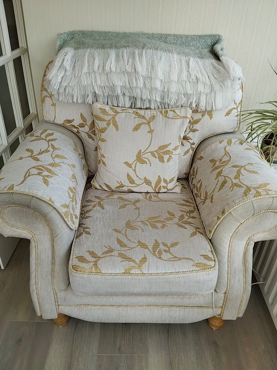 2 seater and armchair - Image 2