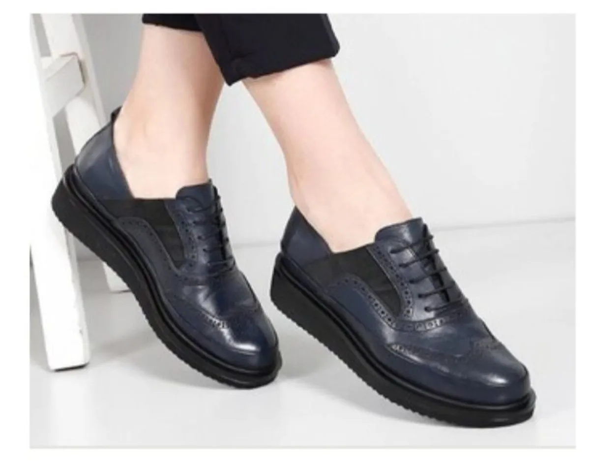 Never Worn Genuine Leather Women's Shoes - Size 7 - Image 1