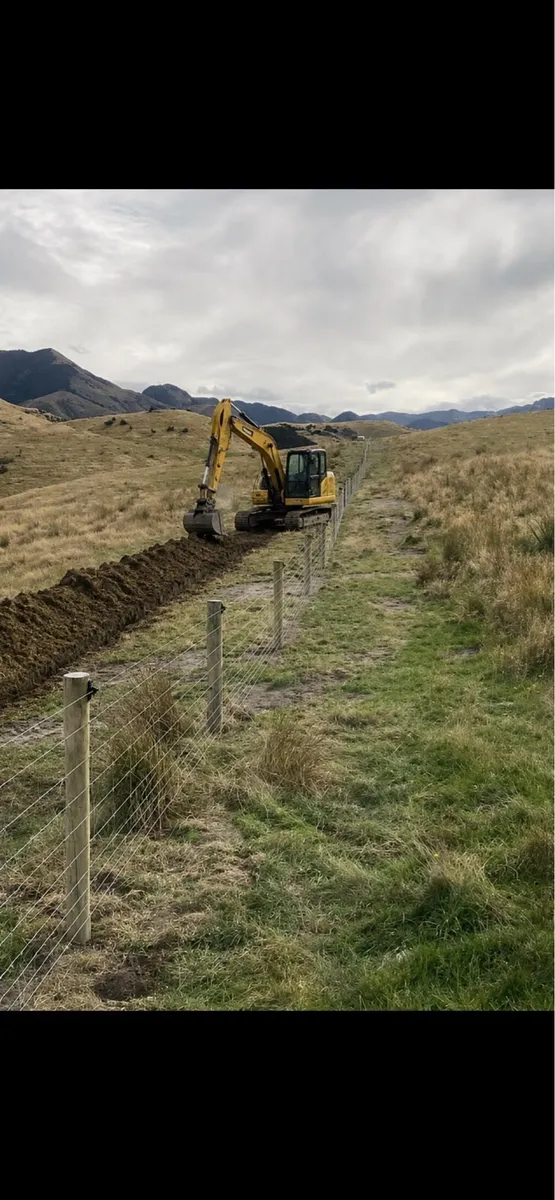 Fencing and groundworks
