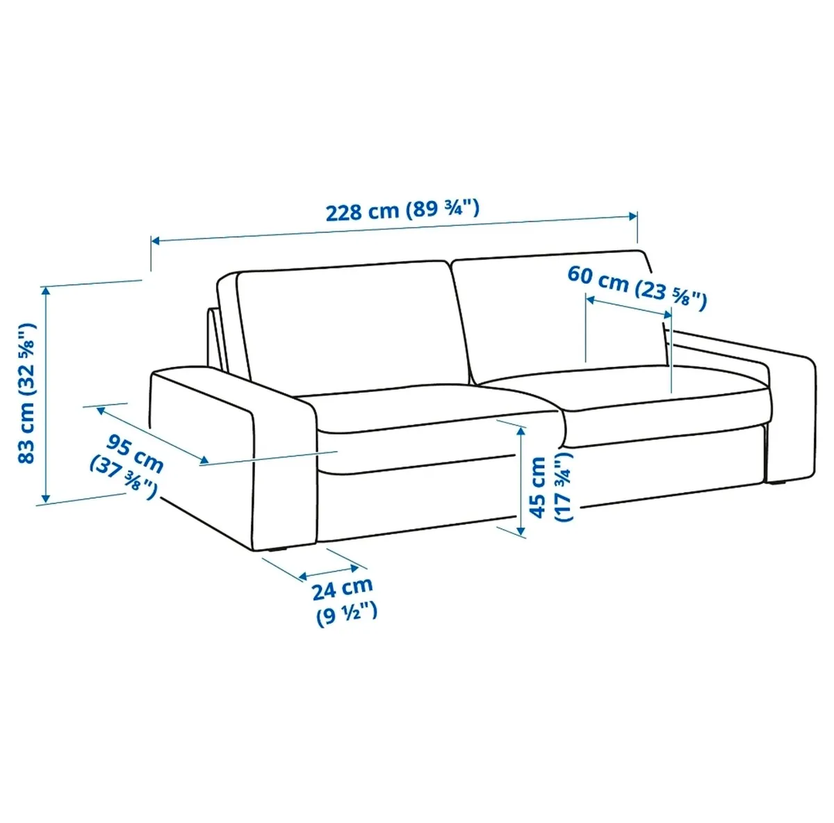 3 Seater Sofa - Image 3