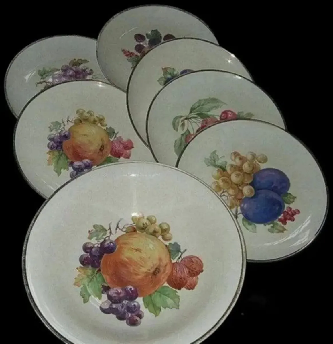Vintage Serving Bowl Set 22ct Trimmed - Image 2