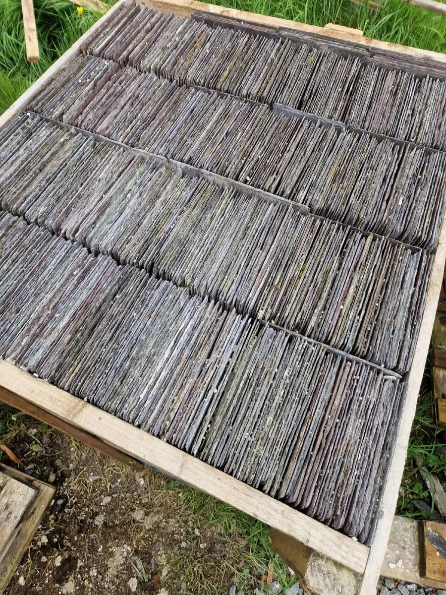 For Sale Bangor Blue Reclaimed Slates - Image 1