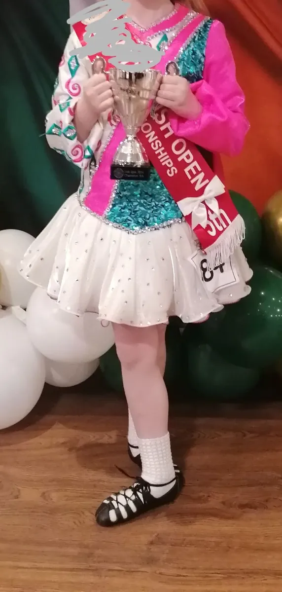 Irish Dancing Dress 8-9 - Image 2