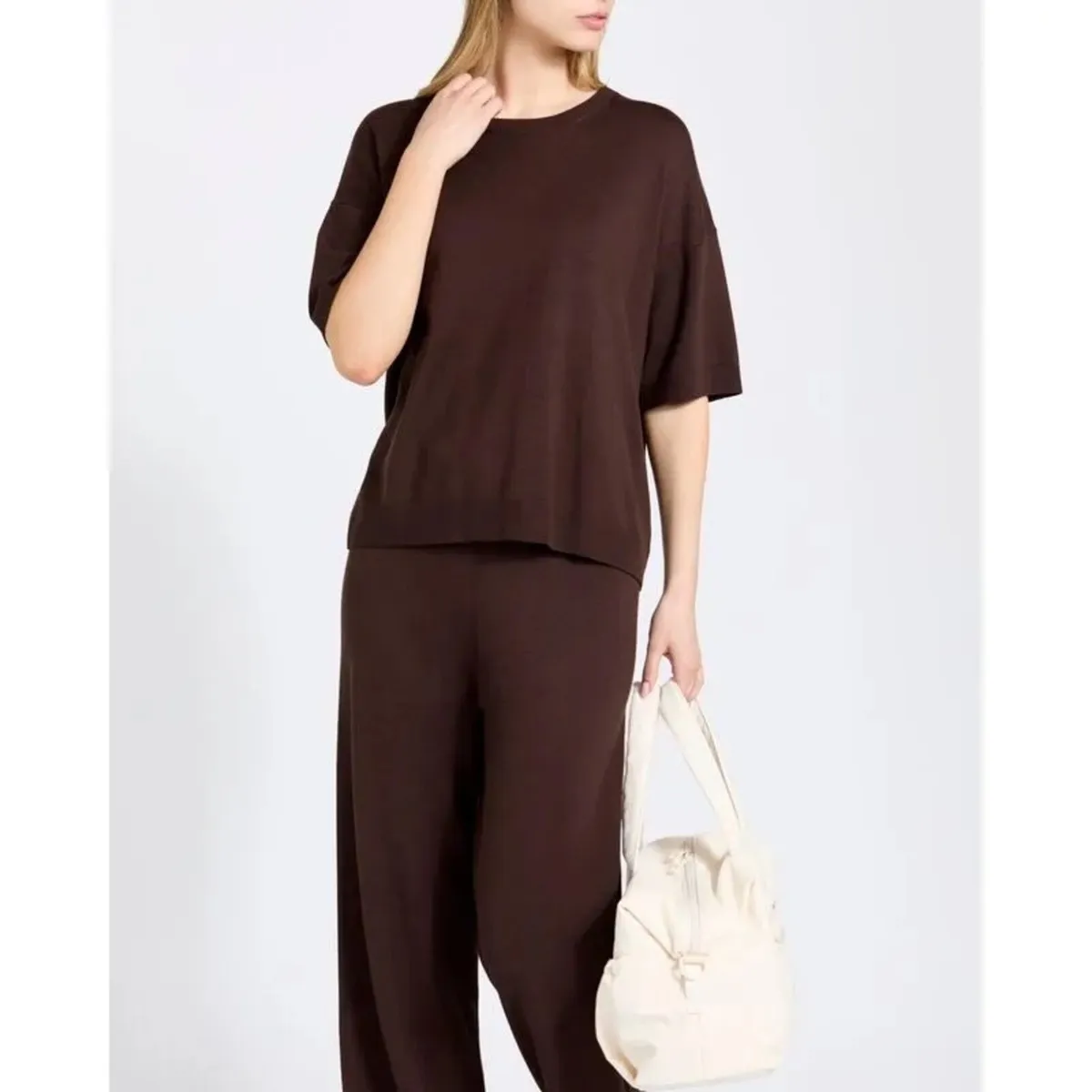 New Chocolate Brown Co-Ord Set: Size XS - Image 2