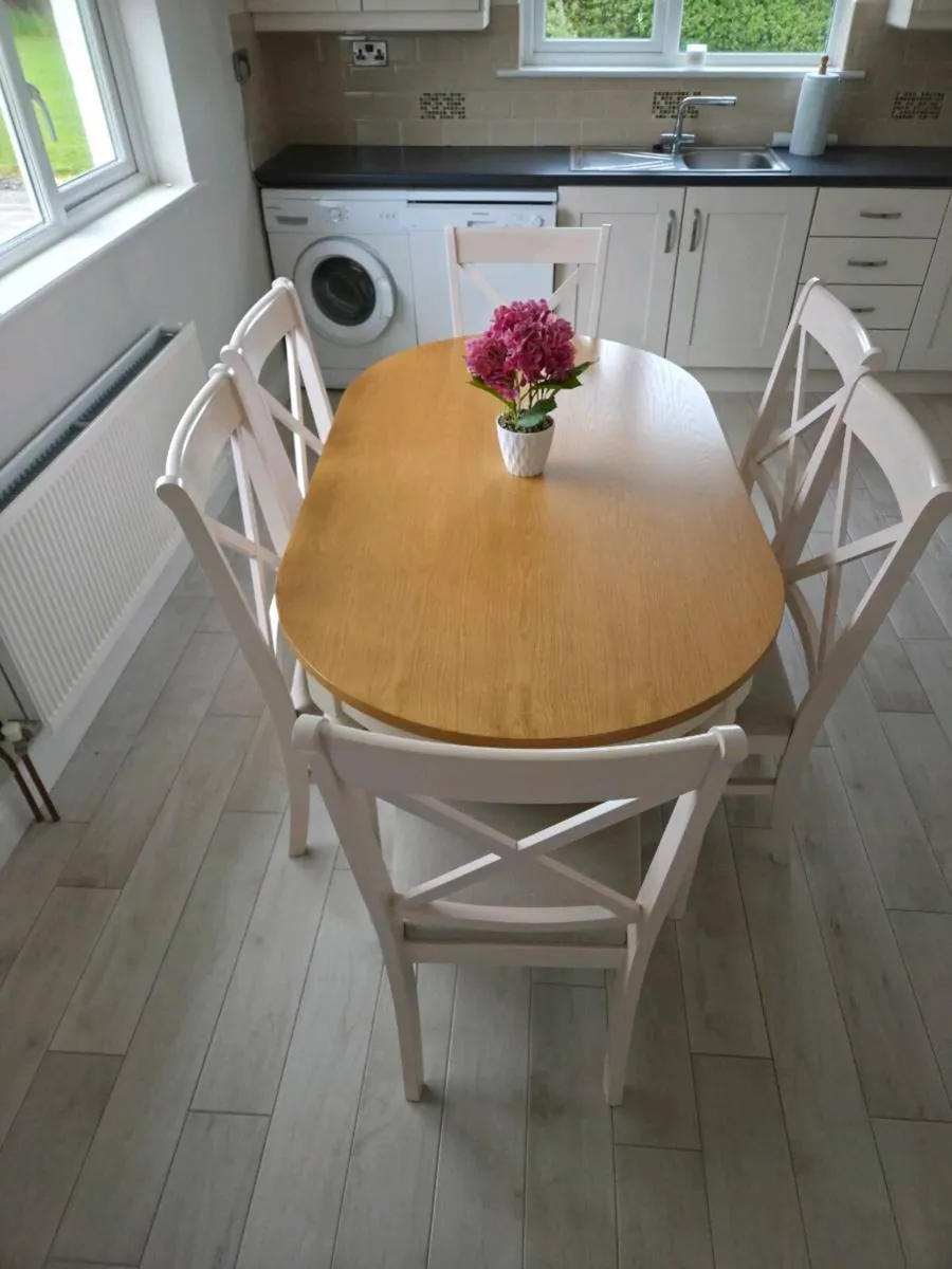 Kitchen Table & 6 Chairs - Image 2