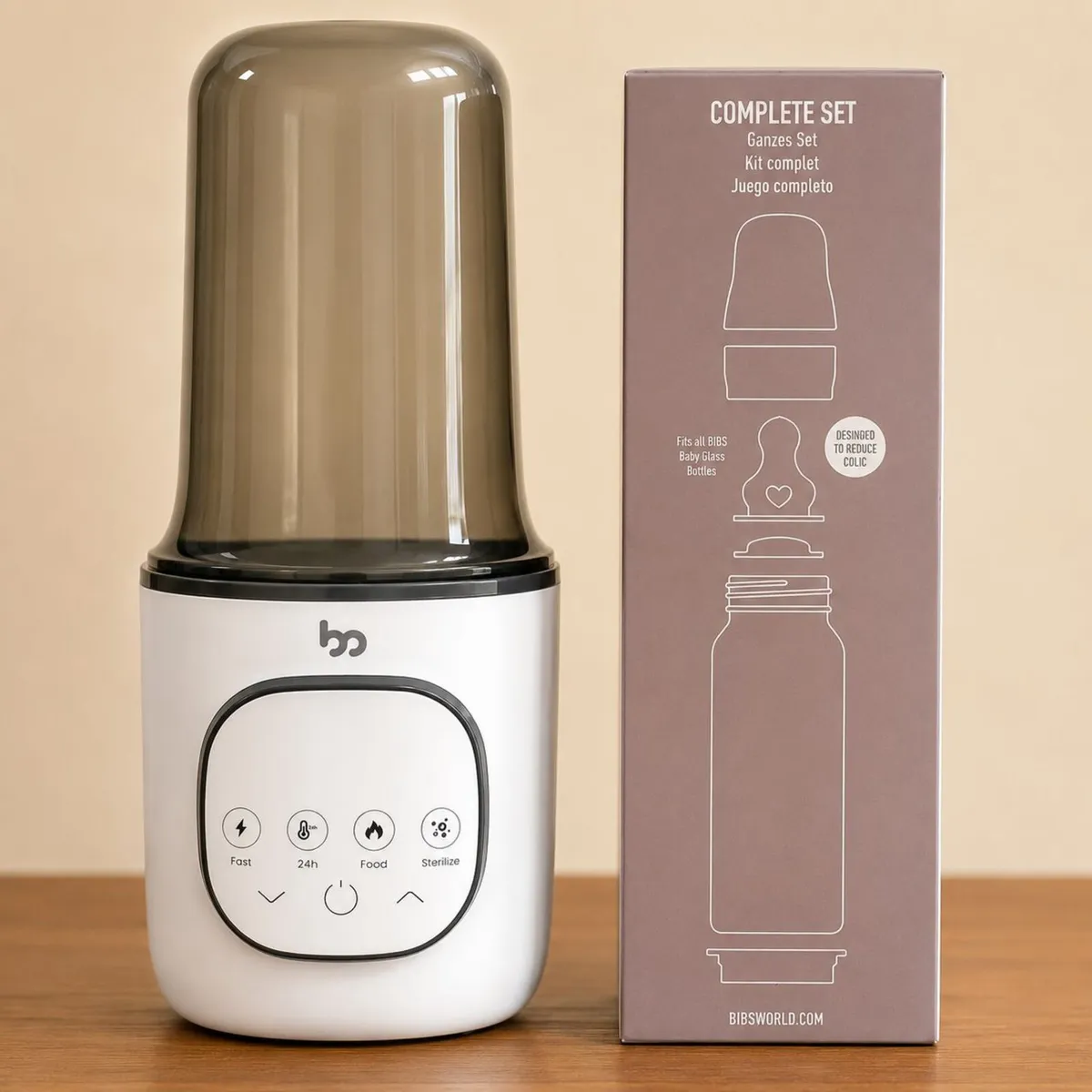 Baby Bottle Warmer + New BIBS Glass Baby Bottle - Image 2