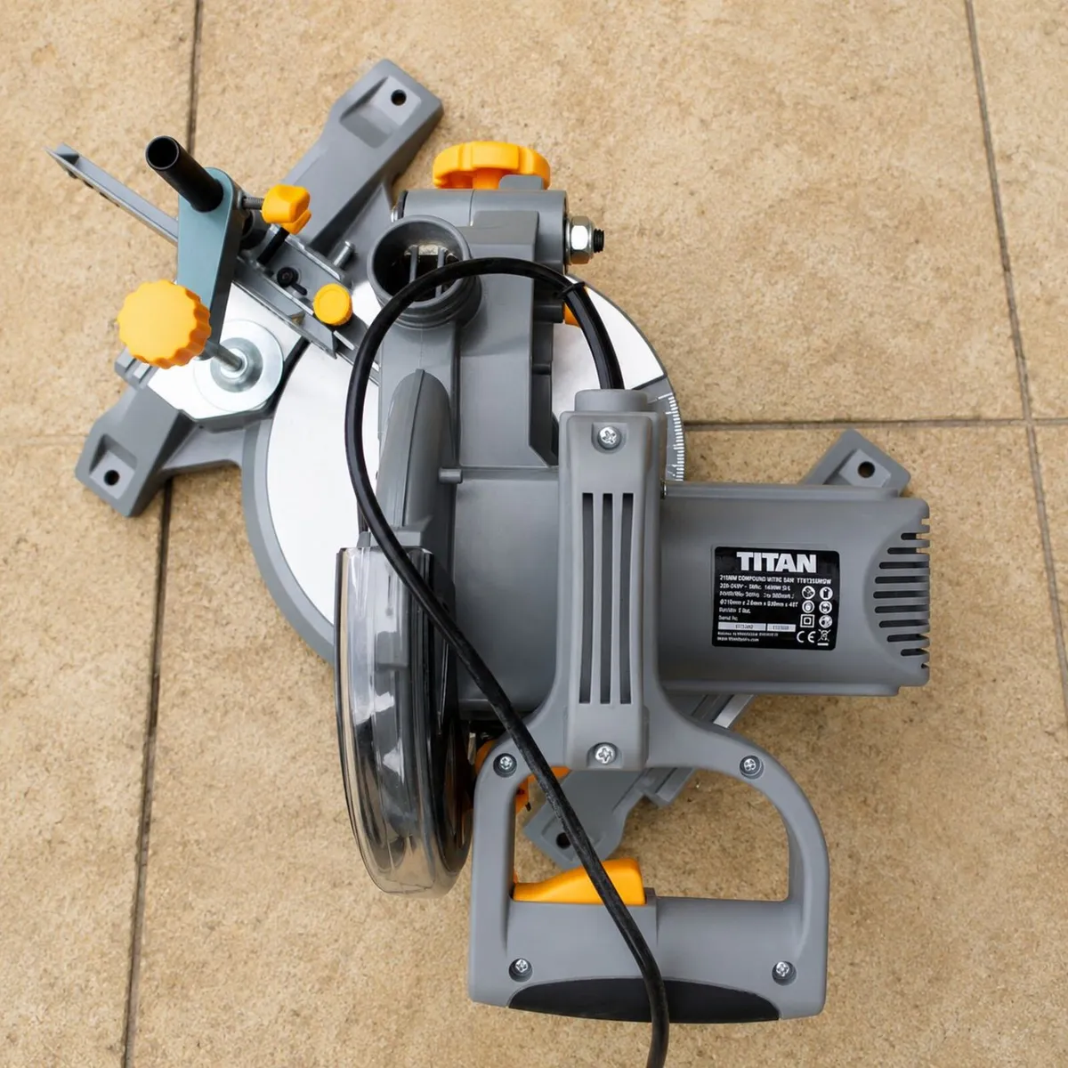 Titan TTB795MSW 210mm Compound Mitre Saw - Image 2
