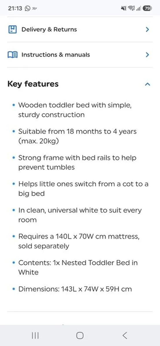 Kids  Bed - Image 4
