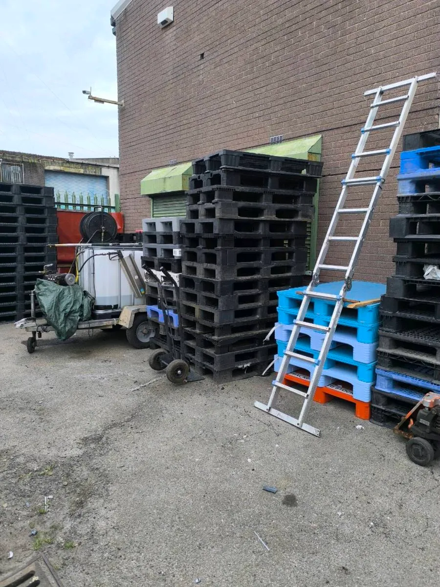 Large amount of plastic pallets - Image 2