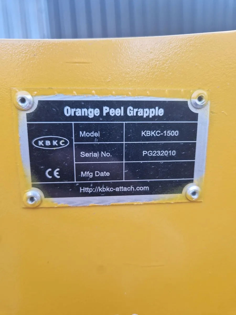 Rotating Grapple – Suit 13T Excavator - Image 3