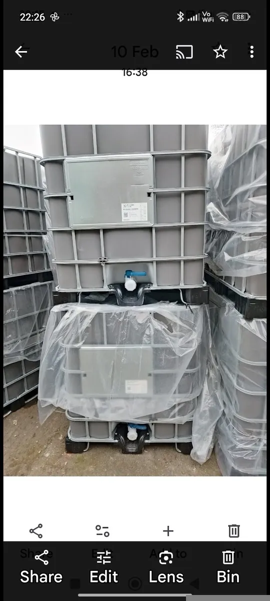 1000 ltr IBC tanks - Image 2