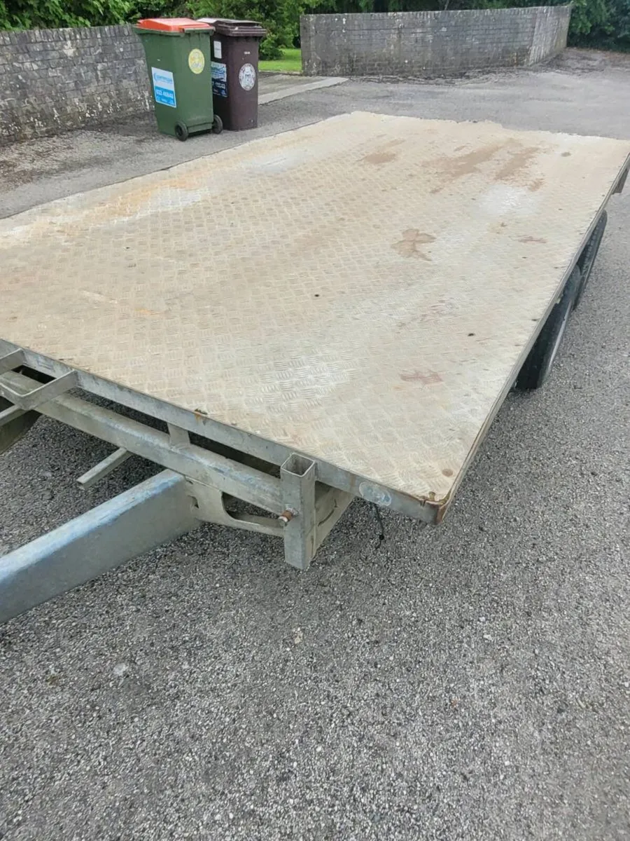 12x6'6 ifor Williams flat bed trailer - Image 2