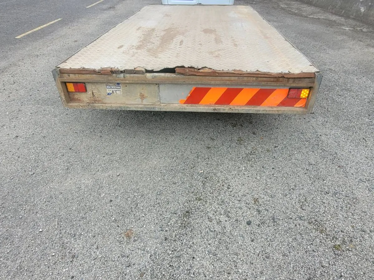 12x6'6 ifor Williams flat bed trailer - Image 3