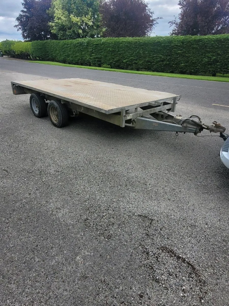12x6'6 ifor Williams flat bed trailer - Image 4