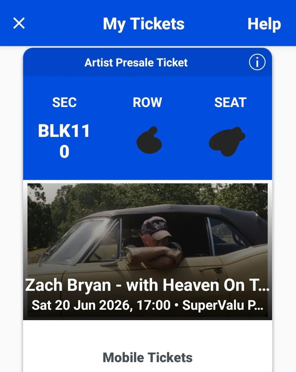 Zach Bryan Tickets