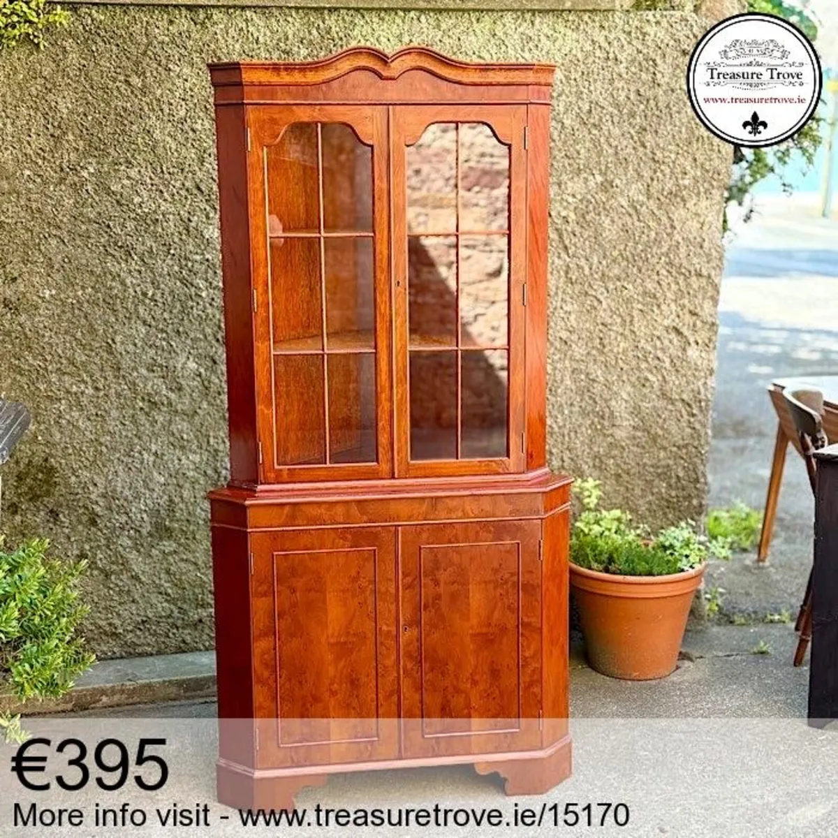 Antique and Vintage Corner Cabinets - Image 2