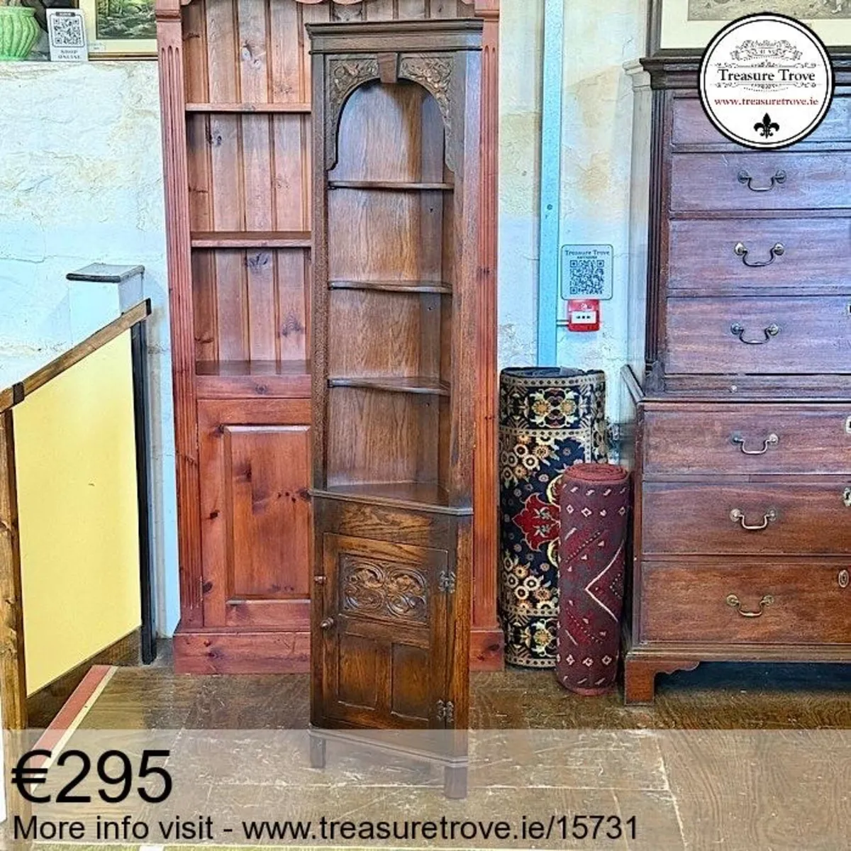 Antique and Vintage Corner Cabinets - Image 3