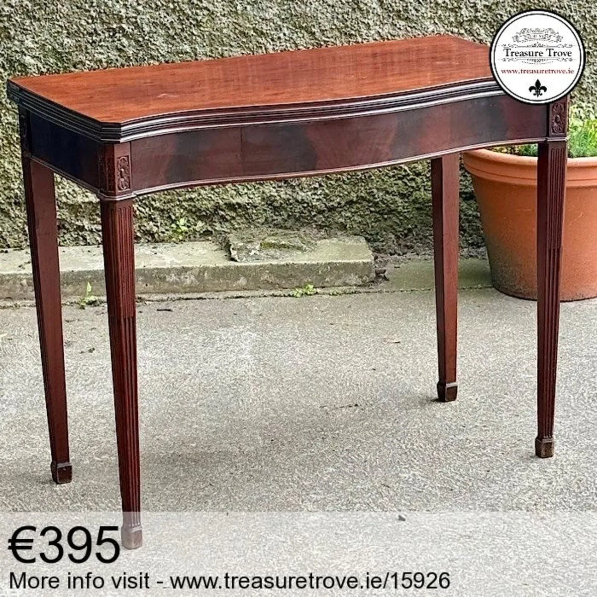 Antique Card Games Bridge Table - Image 1