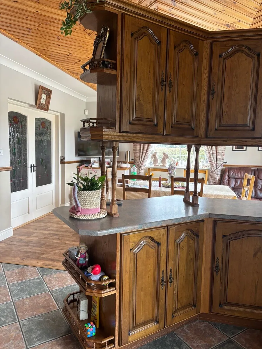 Solid Chestnut Kitchen for Sale - Image 3