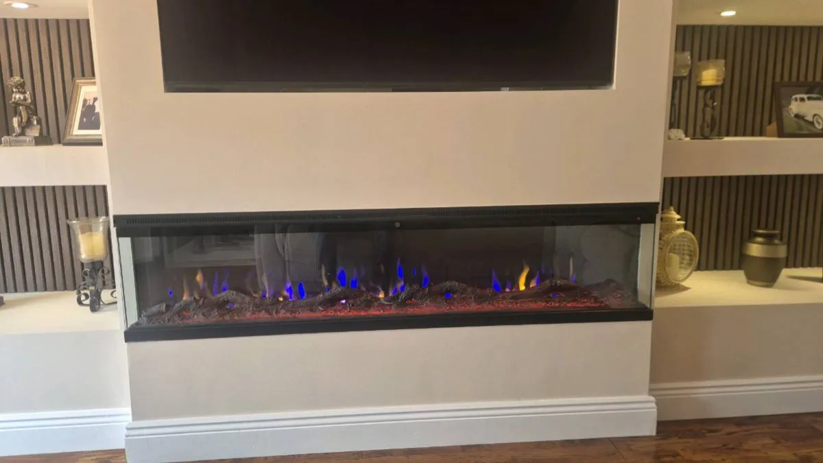 3 sides Electric Fireplaces . Free delivery. - Image 2