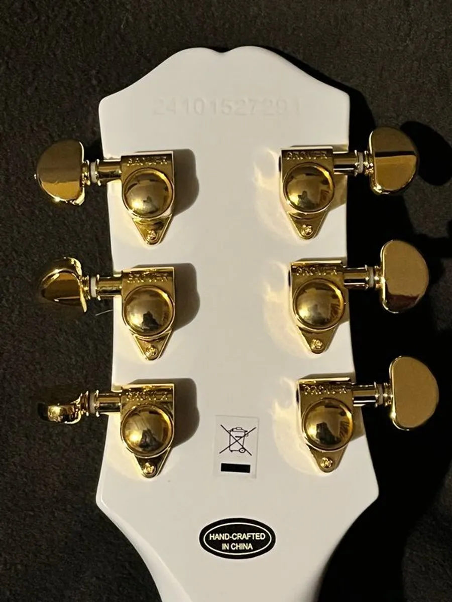 Epiphone Les Paul Custom Alpine White - Image 4