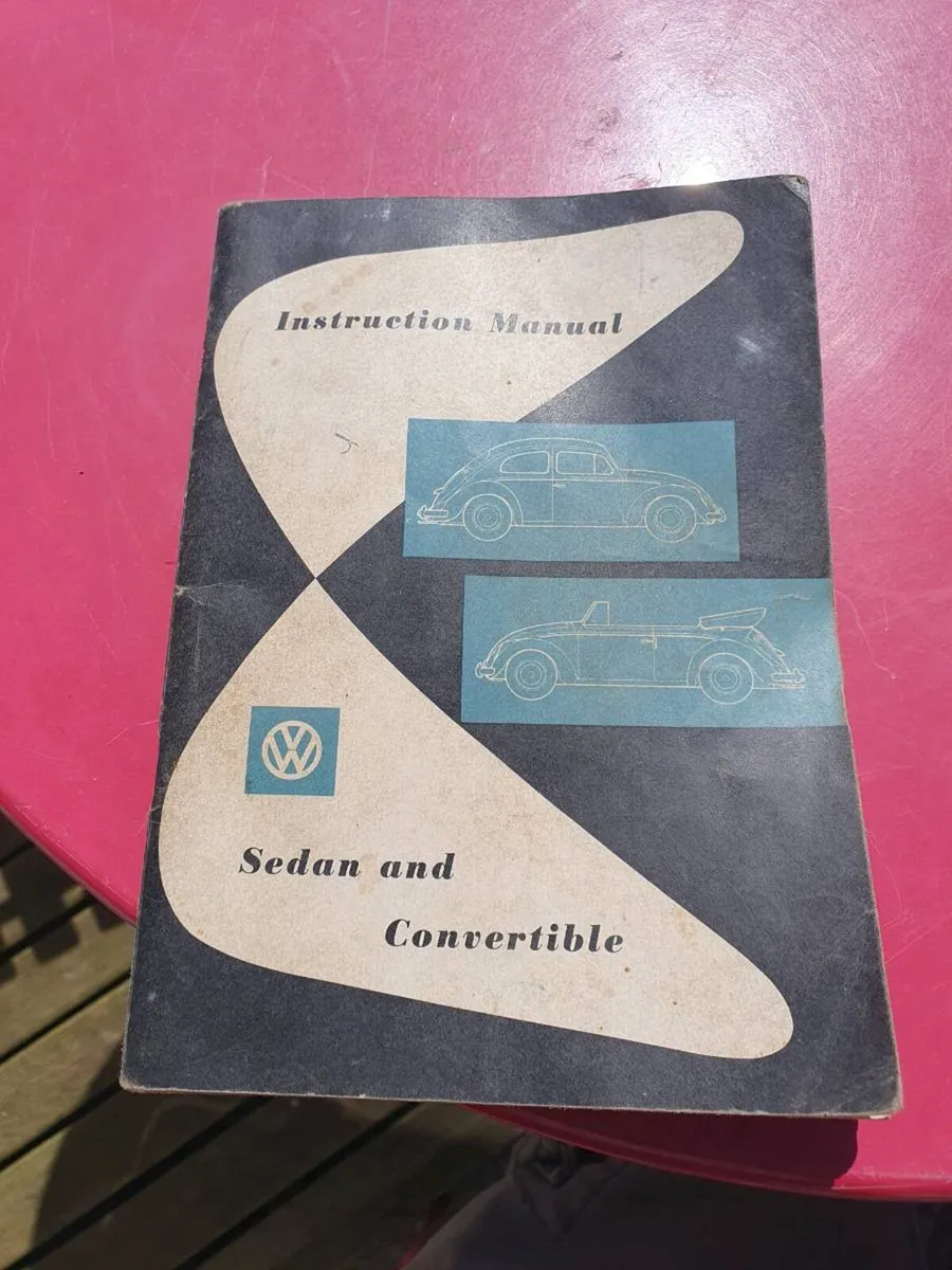 1959 VW Beetle instruction manual - Image 1