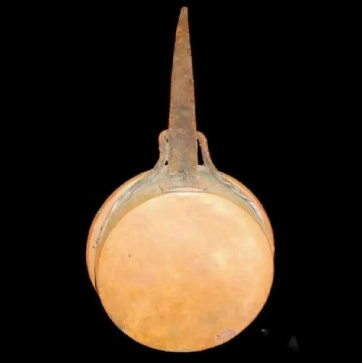 Vintage Brass/Copper Skillet - Image 2