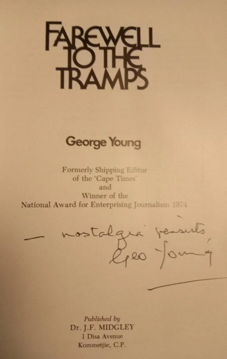 Farewell To The Tramps George Young Book - Image 2