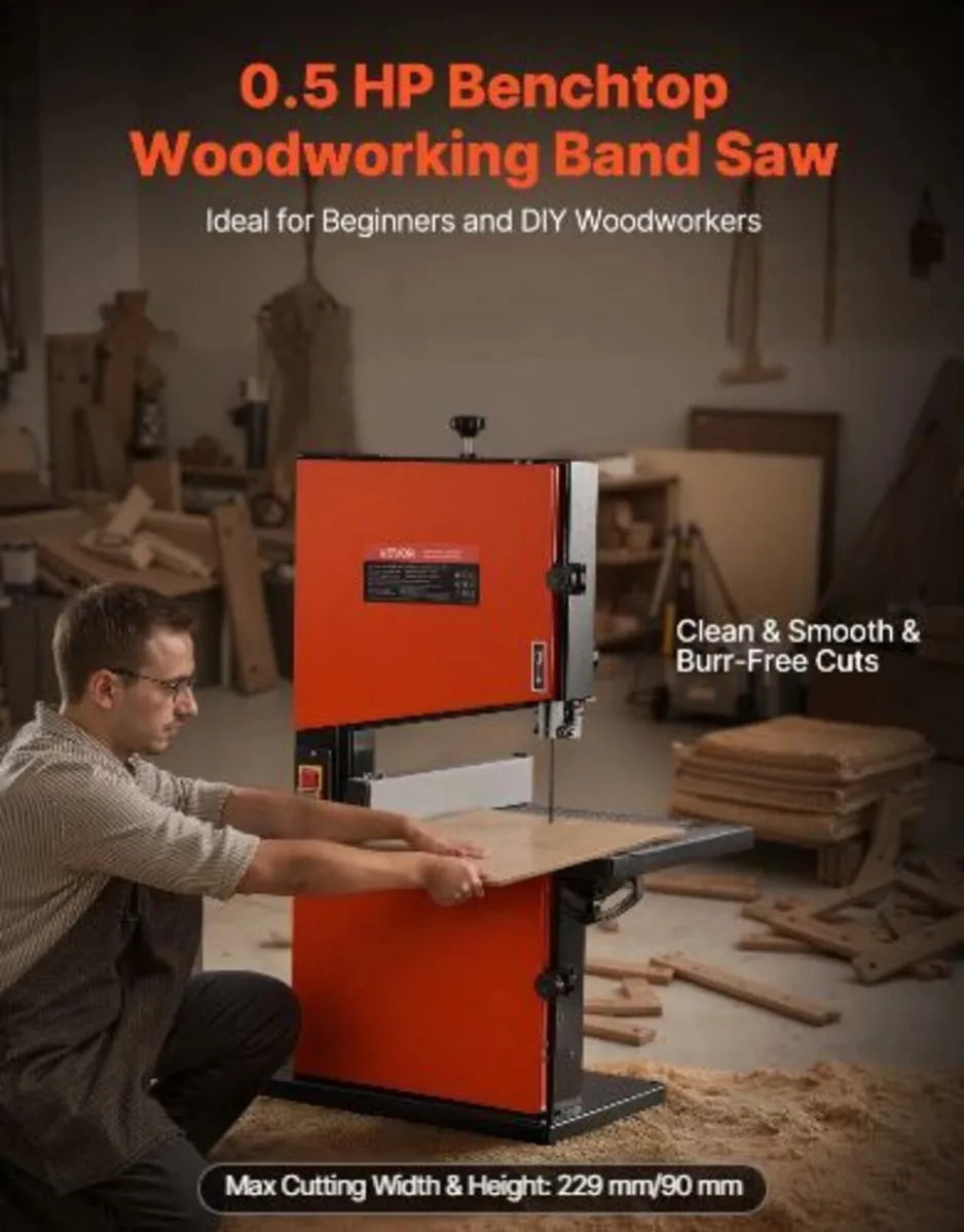 Band Saw, 229 mm, Woodworking Benchtop - Image 3