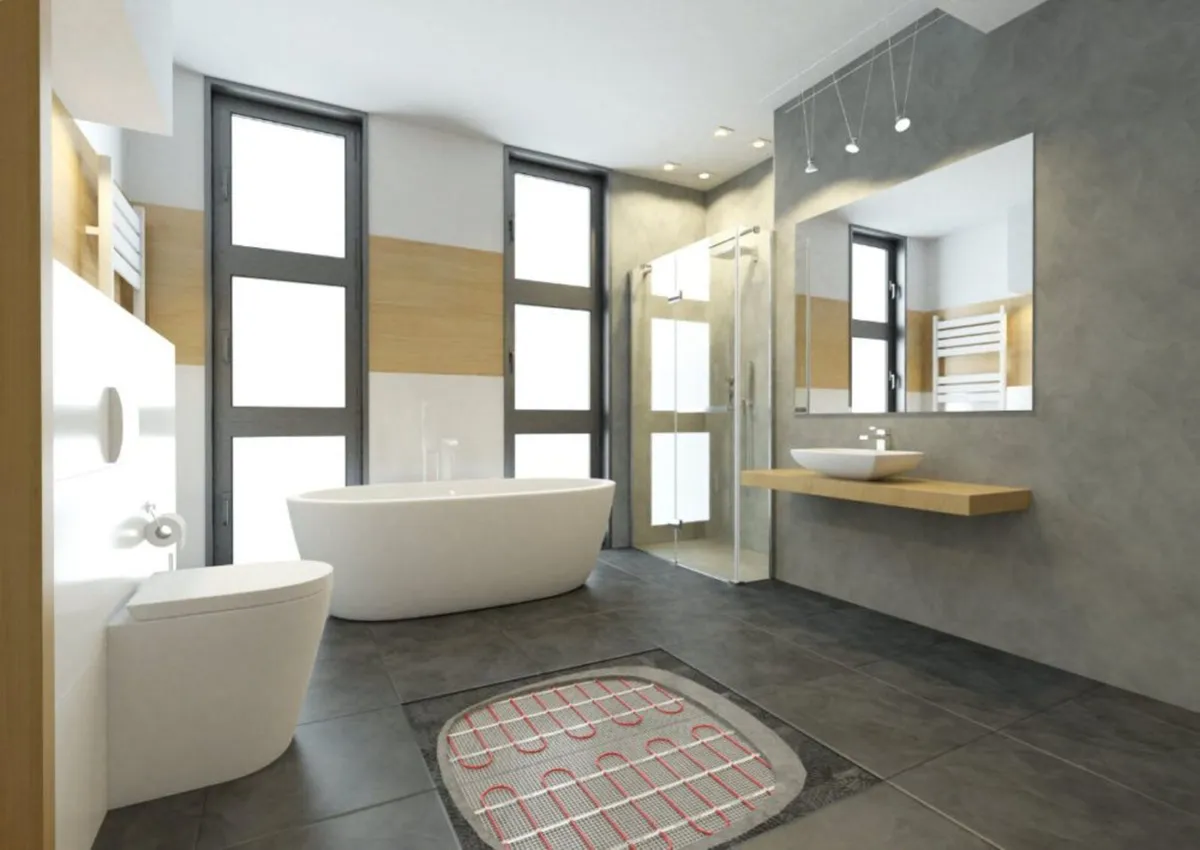 Electric Heating Underfloor Bathroom Kitchen Tiles - Image 4