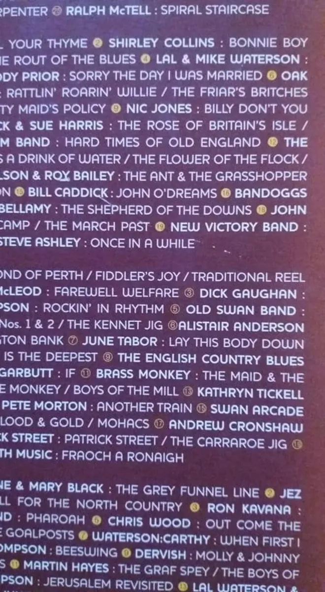 4 CD Folk Music Box Set MINT - Image 4