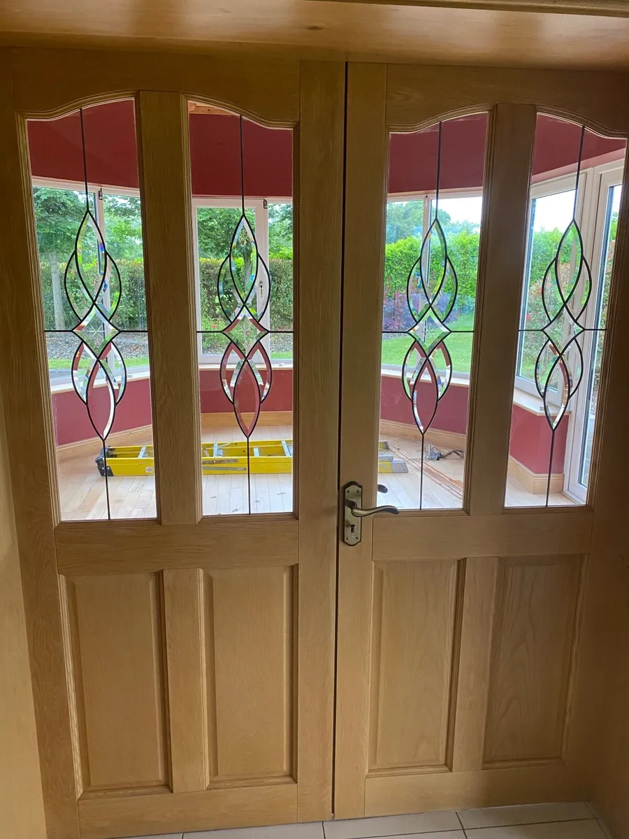 Oak double doors - Image 1