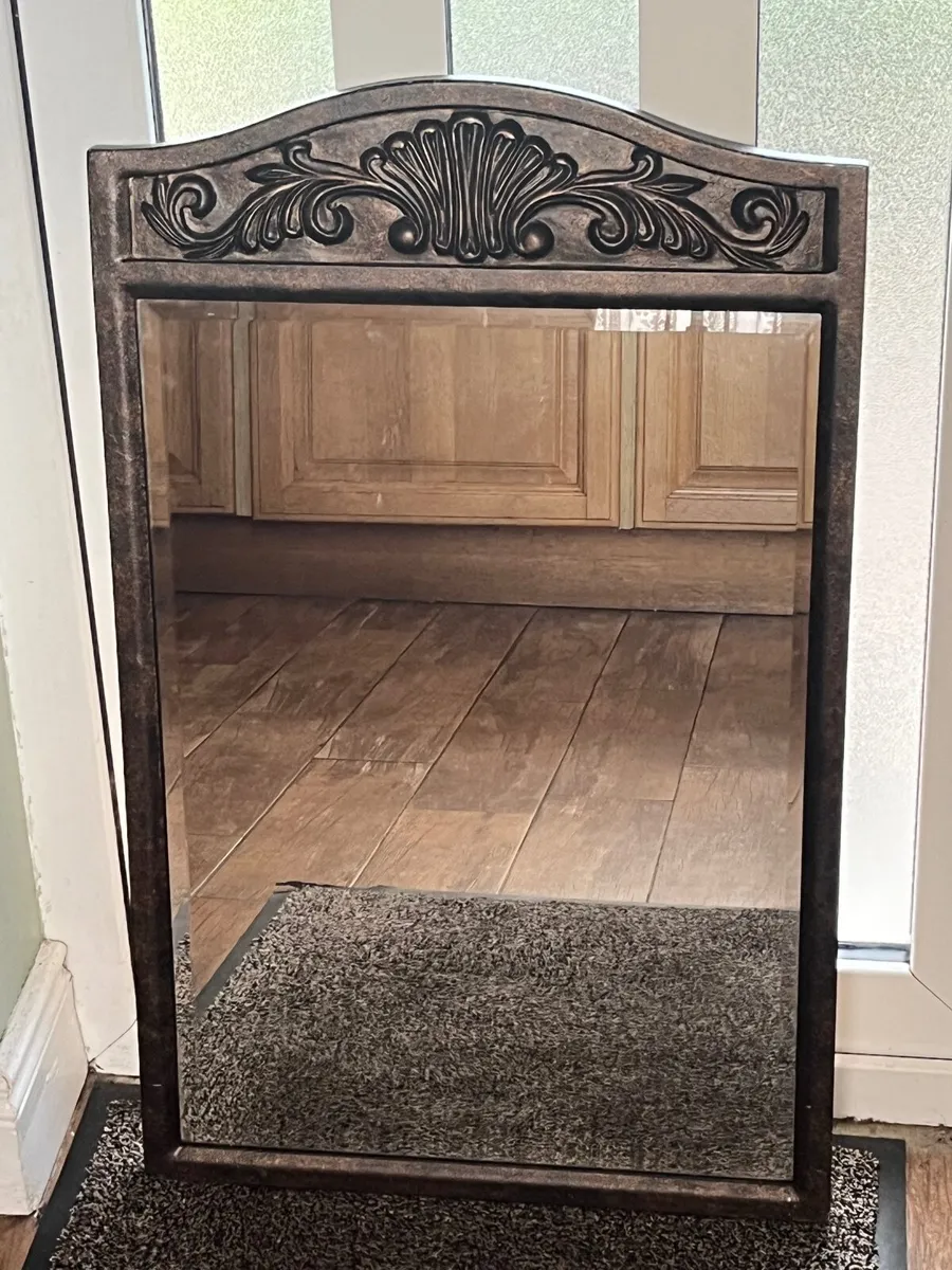 2  Mirrors with bevelled glass. - Image 2