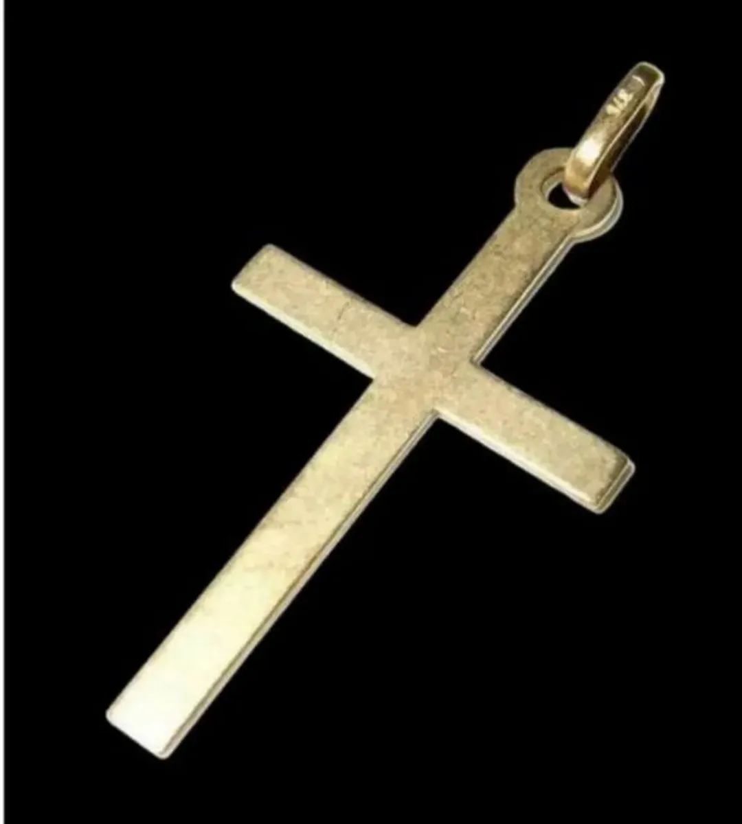 Vintage Hallmarked 9ct Traditional Cross - Image 3