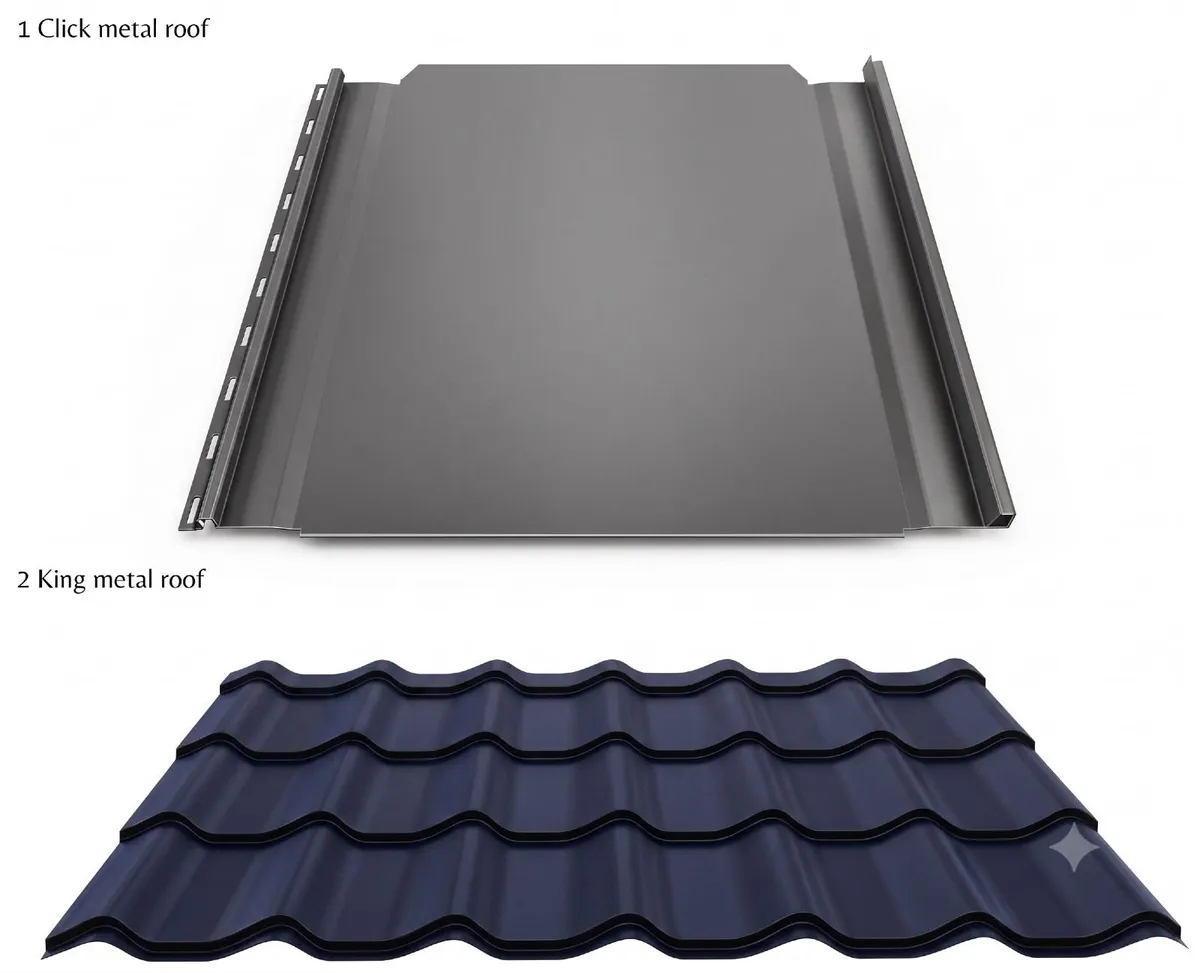 Metal roof Ruukki Classic Click and King tile - Image 1