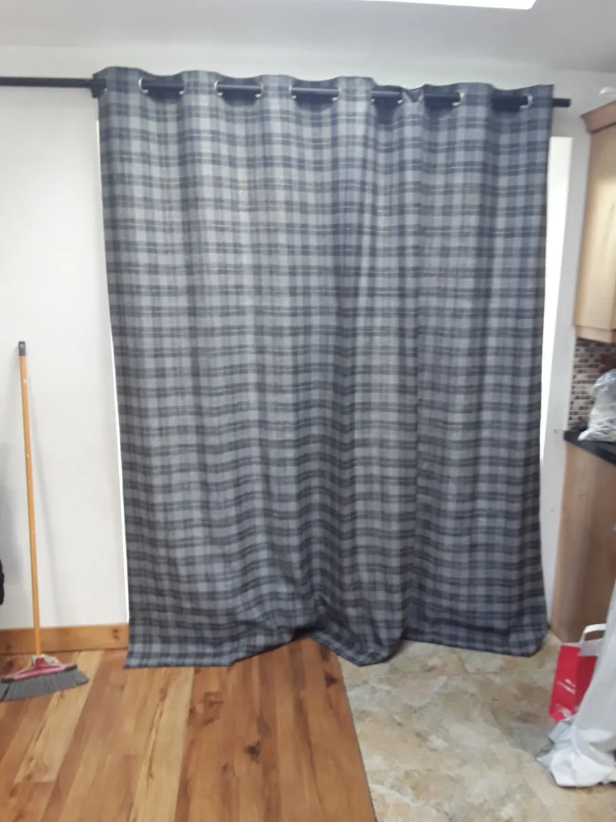 Brand new very heavy wool drapes - Image 1