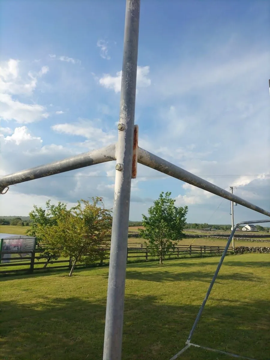 Goalposts Goal Posts Galvanised 6ft x 13ft (2mx4m) - Image 3