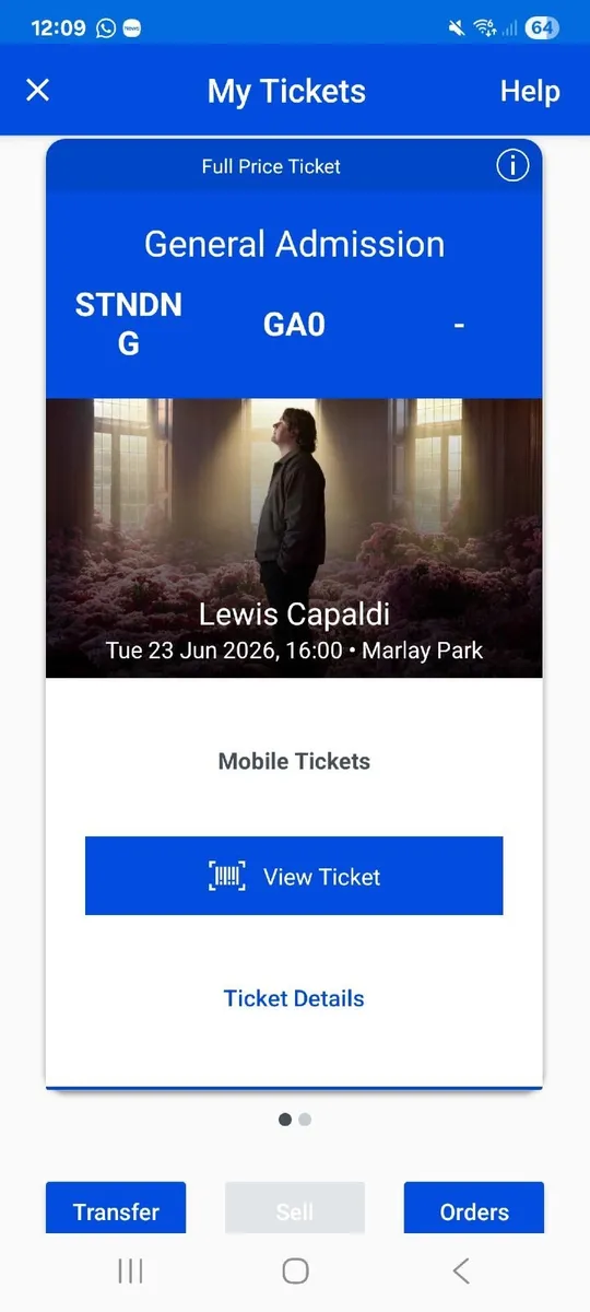 2 Lewis Capaldi Tickets