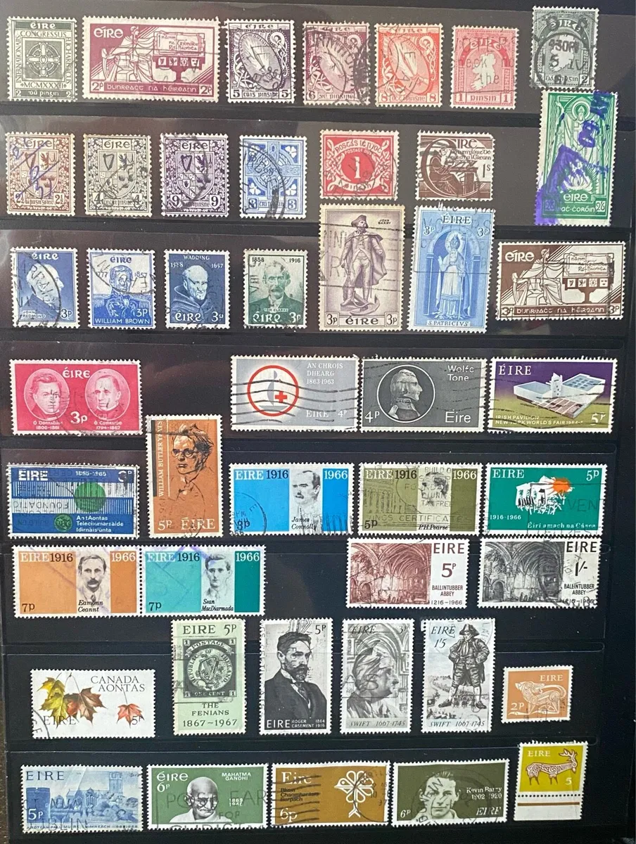 Ireland stamp lot - Image 1