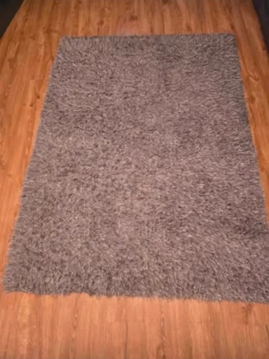 Silver grey rug 120x170 cm - Image 1