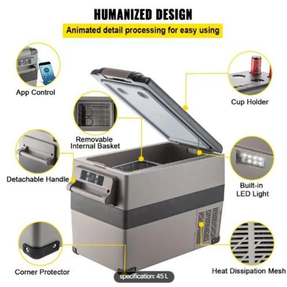 Portable Small Car Freezer 45L - Image 1